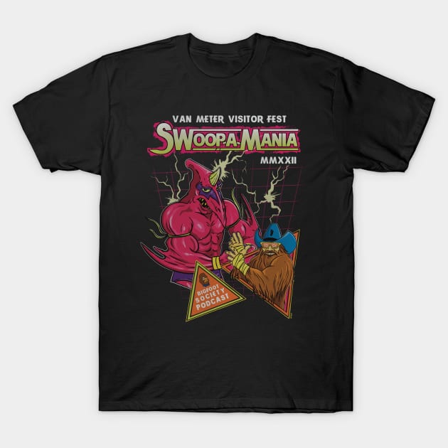 Van Meter Visitor Festival - SWOOPAMANIA IOWA T-Shirt by bigfootsociety